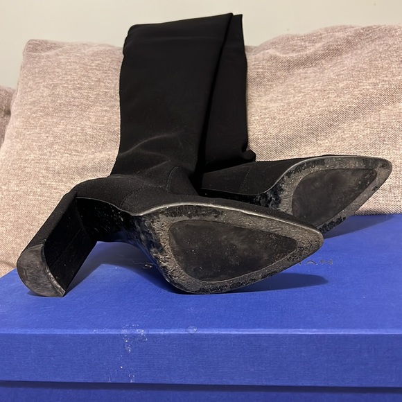 Stuart Weitzman Black Over the Knee Boots - Picture 5 of 7